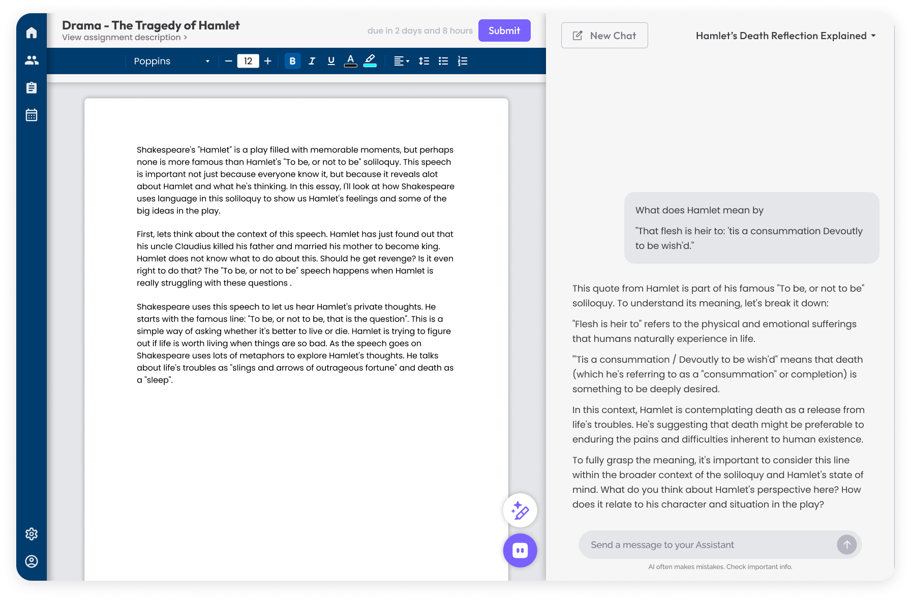 secondary speciality